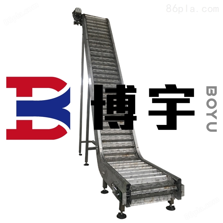 爬坡链板输送机博宇自动化设备有限公司生产