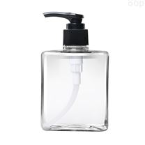 洗衣液牙膏PET塑料包装瓶 小口透明方形裸瓶