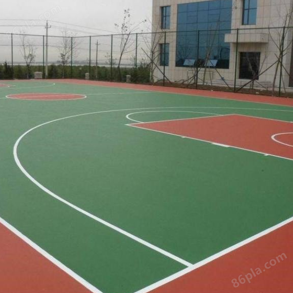EPDM塑胶篮球场施工工艺技术球场地面