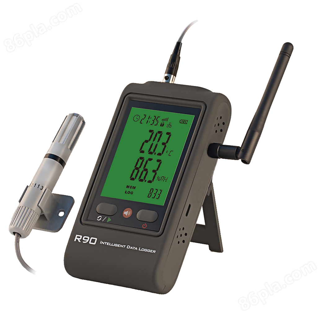 无线手持式高精度温湿度记录仪 wifi R90-EX-W