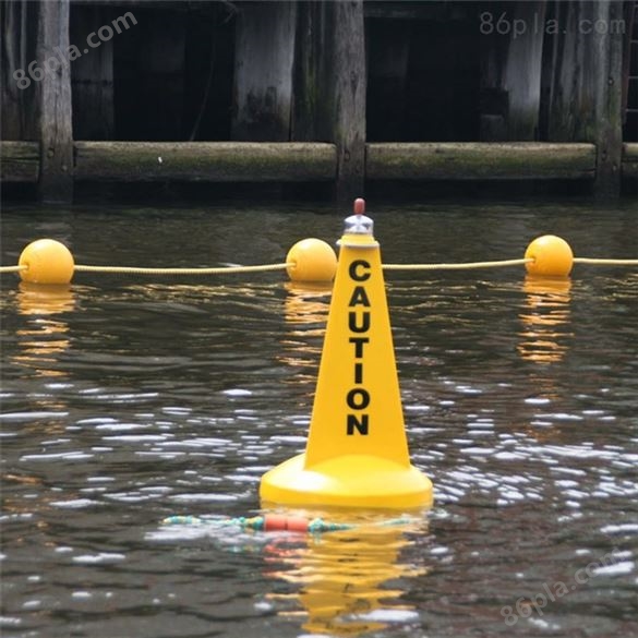 湖泊禁止游泳警示浮球