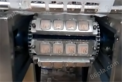 武汉吕工牌4口盒装水粉颜料自动灌装封口机